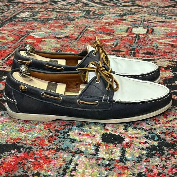 VGUC Rancourt & Co x Polo Ralph Lauren Boat Shoe Spectator Moc Maine USA 13 D main image 12